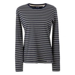 T-shirt Damski Paski Z Długim Rękawem Federica. Białe t-shirty damskie Regatta, xl, bez wzorów, z bawełny, bez kołnierzyka. Za 123.99 zł.