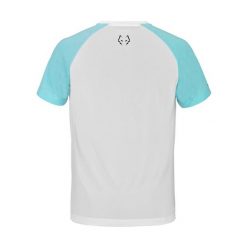 Koszulka Babolat Neck Lebron biało-niebieska S. Białe topy sportowe damskie BABOLAT, s, bez wzorów, z materiału, bez ramiączek. Za 298.99 zł.