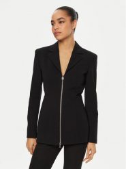 HUGO Marynarka Azera-1 50540392 Czarny Regular Fit. Czarne marynarki i żakiety damskie Hugo, bez wzorów, z syntetyku. Za 979.99 zł.