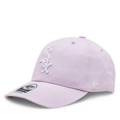 Czapka z daszkiem 47 Brand. Fioletowe czapki męskie 47 Brand, bez wzorów. Za 79.99 zł.