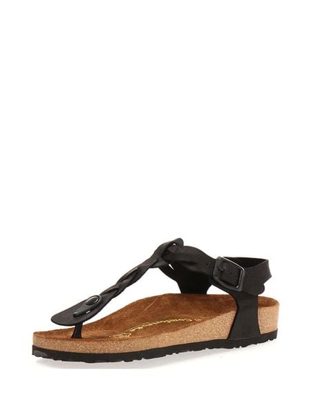 Comfortfusse Skórzane sandały w kolorze czarnym rozmiar: 40. Czarne sandały damskie Comfortfusse, bez wzorów, z nubiku, bez obcasa. Za 244.95 zł.