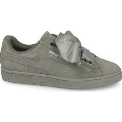 Zielone Buty Puma Suede Heart Pebble W 365210 02. Zielone buty sportowe na co dzień damskie Puma, bez wzorów, z materiału, Puma Suede. W wyprzedaży za 279.00 zł.