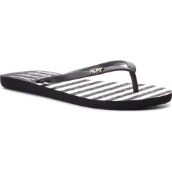Japonki ROXY - ARJL100683 Bsp. Czarne klapki damskie Roxy, bez wzorów, z tworzywa sztucznego, bez obcasa. W wyprzedaży za 59.00 zł.