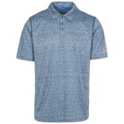 Trespass Monocle - męska koszulka polo granatowa. Niebieskie koszulki polo męskie Trespass, l, bez wzorów, z dzianiny, bez ramiączek. Za 83.85 zł.