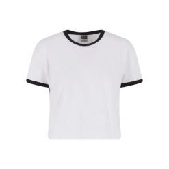 Koszulka damska Urban Classics Contrast Retro. Białe t-shirty damskie Urban Classics, xl, bez wzorów, z bawełny, bez kołnierzyka. Za 89.50 zł.