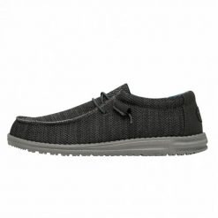 HeyDude Męskie Mokasyny Wally Sox. Czarne mokasyny męskie Hey dude, z materiału. Za 199.00 zł.