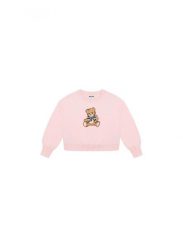 Bluza Dziewczęce Moschino hdf06g różowy. Czerwone bluzy bez kaptura damskie MOSCHINO, z bawełny. Za 581.70 zł.
