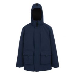 Męska Wodoodporna Kurtka Ocieplana Marron. Niebieskie kurtki męskie Regatta, m, bez wzorów, sportowe, bez kaptura. Za 380.99 zł.