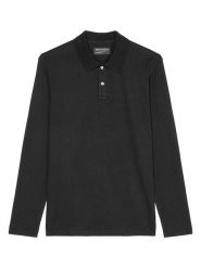 Marc O´Polo Koszulka polo w kolorze czarnym rozmiar: L. Czarne koszulki polo męskie l, bez wzorów, z bawełny, bez ramiączek. Za 266.03 zł.