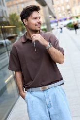 Pasek męski skórzany klamra automatyczna jasno szary Beltimore A50 : Kolory - szary, srebrny, Rozmiar pasków - r.125-140 cm. Szare paski męskie bez wzorów, ze skóry, wizytowe. Za 64.99 zł.