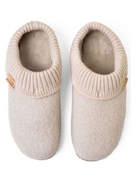 Living Kitzbühel Kapcie "Horn" w kolorze beżowym rozmiar: 42. Brązowe kapcie damskie Living Kitzbühel, z materiału. Za 289.95 zł.
