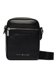 Tommy Hilfiger Saszetka Th Bus Leather Mini Reporter AM0AM14393 Czarny. Czarne saszetki męskie Tommy Hilfiger, ze skóry. Za 699.99 zł.