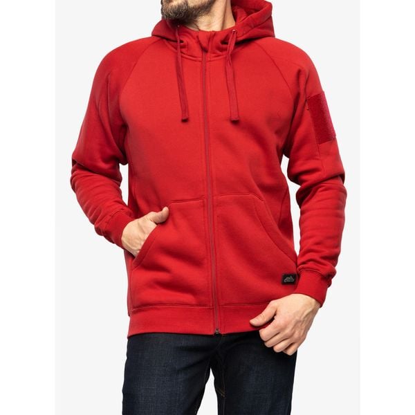 Bluza bushcraft męska Helikon-Tex Urban Tactical Hoodie Lite Full Zip. Czerwone bluzy bez kaptura męskie HELIKON-TEX, m. Za 235.99 zł.