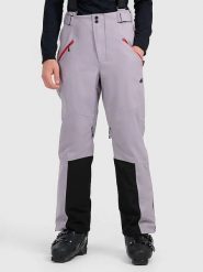 4F Spodnie narciarskie w kolorze fioletowym rozmiar: S. Różowe spodnie materiałowe męskie 4f, bez wzorów. Za 465.55 zł.
