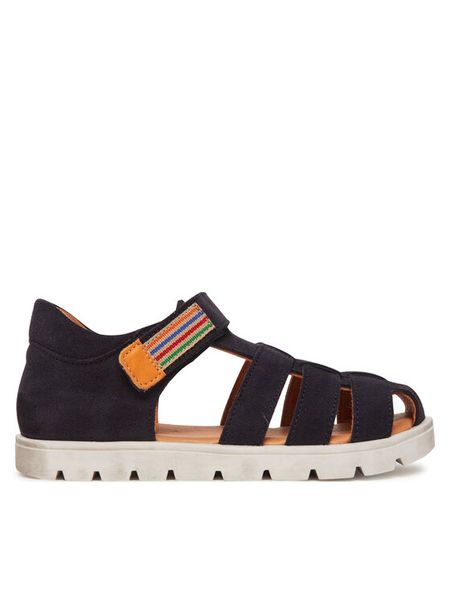 Froddo Sandały Keko G3150287-7 D Granatowy. Niebieskie sandały chłopięce Froddo, ze skóry, bez zapięcia. Za 369.99 zł.