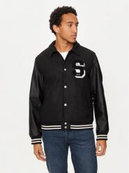 Jack & Jones Kurtka bomber Carter 12260455 Czarny Regular Fit. Czarne kurtki męskie Jack & Jones, m, bez wzorów, z syntetyku, bez kaptura. Za 279.99 zł.