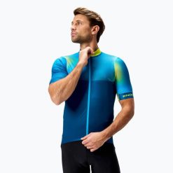 Koszulka rowerowa męska Endura Bitmap FS260. Niebieskie t-shirty sportowe męskie ENDURA, l, bez ramiączek, rowerowe. Za 309.99 zł.
