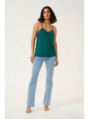 Cream Top w kolorze turkusowym rozmiar: XXL. Niebieskie topy damskie Cream, xxl, bez wzorów, z koronki, bez kołnierzyka. Za 59.95 zł.