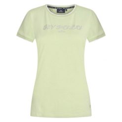 Koszulka damska HV Polo Heather. Zielone bluzki sportowe damskie HV POLO, bez wzorów, bez ramiączek. Za 257.50 zł.