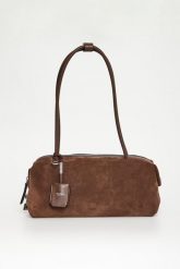 Torebka damska zamszowa baguette Holdall Sling MAX MARA ACCESSORI. Torebki klasyczne damskie Max Mara Accessori, bez wzorów, z zamszu, zamszowe, bez dodatków. Za 5,129.00 zł.