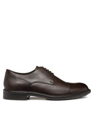 Geox Półbuty U Walk Pleasure U46CGF 00039 C6009 Brązowy. Brązowe buty wizytowe męskie Geox, ze skóry, bez zapięcia. Za 439.99 zł.