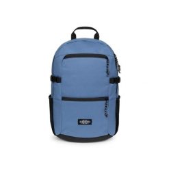 Średni plecak z miejscem na bidon i pokrowcem na laptopa Eastpak. Niebieskie plecaki damskie Eastpak, bez wzorów, z materiału. Za 350.00 zł.