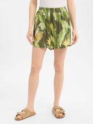 Marie Lund Szorty Kobiety wiskoza (100%) zielony, XL. Zielone szorty damskie Marie Lund, bez wzorów, z materiału. Za 139.95 zł.
