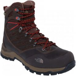 The North Face buty trekkingowe M Hedgehog Trek Gtx Demitasse Brown/Tibetan Orange 43. Brązowe buty trekkingowe męskie The North Face, z gore-texu, bez zapięcia, wspinaczkowe, gore-tex. W wyprzedaży za 579.00 zł.