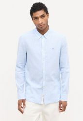 Męska Koszula MUSTANG Rawlins Linen Stripe Small 1015235 12595. Koszule męskie Mustang, m, bez wzorów, bez kołnierzyka, bez ramiączek. Za 139.99 zł.