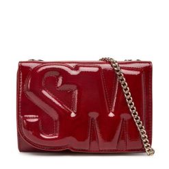 Torebka Steve Madden. Czerwone torebki klasyczne damskie Steve Madden, bez wzorów, wizytowe, bez kołnierzyka, bez ramiączek. Za 419.99 zł.
