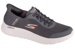 Buty sportowe Sneakersy męskie, Slip-Ins: Go Walk Flex - Hands Up. Białe buty sportowe na co dzień męskie Skechers, z materiału, bez zapięcia, trekkingowe. Za 339.99 zł.