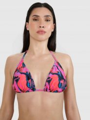 GÓRA OD BIKINI 4F DAMSKI STRÓJ KĄPIELOWY S F075. Czerwone bikini damskie 4f, bez wzorów. Za 40.87 zł.