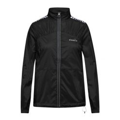 Kurtka damska DIADORA L. LIGHTWEIGHT WIND JACKET. Czarne kurtki damskie Diadora, l, bez wzorów, bez kaptura. Za 79.99 zł.