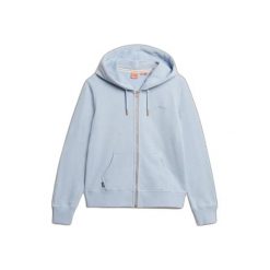 Damska bluza z kapturem zapinana na zamek Superdry Essential. Niebieskie bluzy z kapturem damskie Superdry., s, z materiału. Za 343.50 zł.