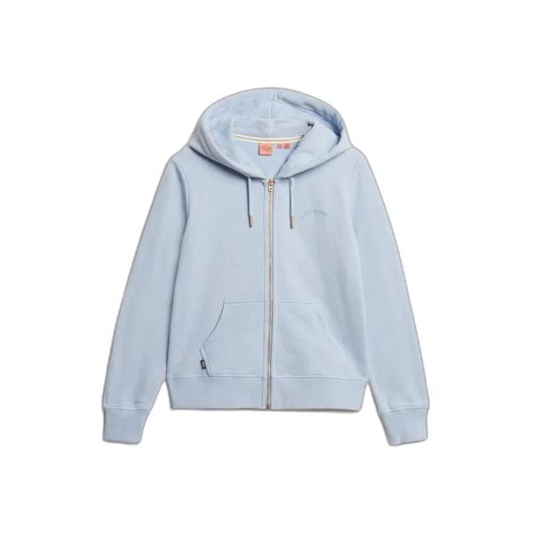 Damska bluza z kapturem zapinana na zamek Superdry Essential. Niebieskie bluzy z kapturem damskie Superdry., s, z materiału. Za 343.50 zł.