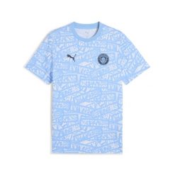 Męska koszulka Manchester City FtblCulture z nadrukiem na całej powierzchni PUMA. Białe t-shirty sportowe męskie Puma, m, bez ramiączek, do piłki nożnej. Za 159.00 zł.