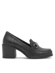Clara Barson Półbuty WYL3646-1 Czarny. Czarne półbuty damskie Clara Barson, bez wzorów, ze skóry, bez obcasa, na obcasie. Za 149.99 zł.