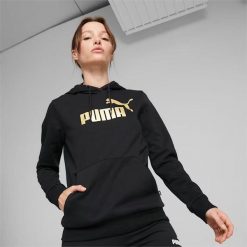Bluza sportowa damska Puma ESS+ METALLIC LOGO. Bluzy bez kaptura damskie Puma, xs. Za 199.00 zł.
