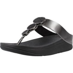 Sandały Fitflop Model Hj1 B06 Kolor Czarny. Czarne sandały damskie Flip Flop, bez wzorów, z syntetyku, bez obcasa. Za 530.50 zł.