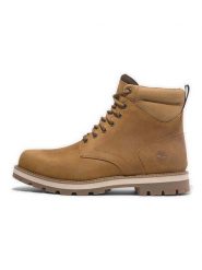 Timberland Skórzane botki "Britton road" w kolorze jasnobrązowym rozmiar: 43. Brązowe buty zimowe męskie Timberland, z materiału, bez zapięcia. Za 614.45 zł.
