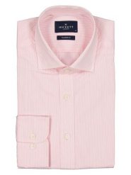 Hackett London Koszula - Tailored fit - w kolorze biało-jasnoróżowym rozmiar: M. Różowe koszule męskie Hackett London, m, bez wzorów, z bawełny, bez kołnierzyka, bez ramiączek. Za 239.99 zł.