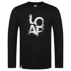 LOAP Altron męska koszulka z długim rękawem, 2XL, czarna. Czarne koszulki męskie z długim rękawem MEN'S HEALTH, m, z bawełny. Za 91.00 zł.