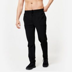 Spodnie fitness męskie Domyos. Spodnie sportowe męskie DOMYOS, z elastanu. Za 89.99 zł.