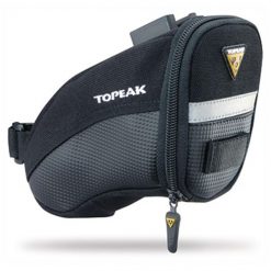 Torba na siodło Topeak Aero Wedge Pack QuickClick. Czarne torebki klasyczne damskie Topeak, bez wzorów, bez dodatków. W wyprzedaży za 126.35 zł.