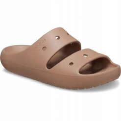 Klapki Dla Dorosłych Crocs Classic V2 Sandal. Brązowe klapki i japonki męskie Crocs, z materiału. Za 135.99 zł.