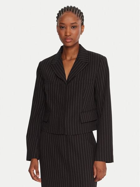 French Connection Marynarka 75ZAG Czarny Regular Fit. Czarne marynarki i żakiety damskie French Connection, bez wzorów, z syntetyku. Za 379.99 zł.