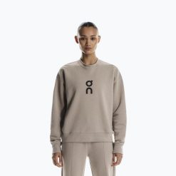 Bluza damska On Club. Brązowe bluzy bez kaptura damskie On, l, z bawełny. Za 549.90 zł.