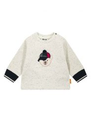 Steiff Bluza w kolorze beżowym rozmiar: 62. Brązowe bluzy i bluzki niemowlęce Steiff, bez wzorów, z bawełny, bez ramiączek, bez kaptura. Za 78.28 zł.