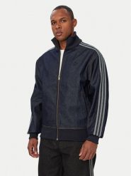 Adidas Kurtka jeansowa Firebird Adicolor KS4971 Granatowy Loose Fit. Niebieskie kurtki męskie Adidas, m, bez wzorów, z bawełny, bez kaptura. Za 336.99 zł.