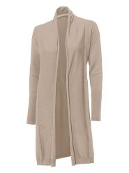 Heine Kardigan w kolorze beżowym rozmiar: 42. Brązowe kardigany damskie Heine, bez wzorów. Za 95.92 zł.